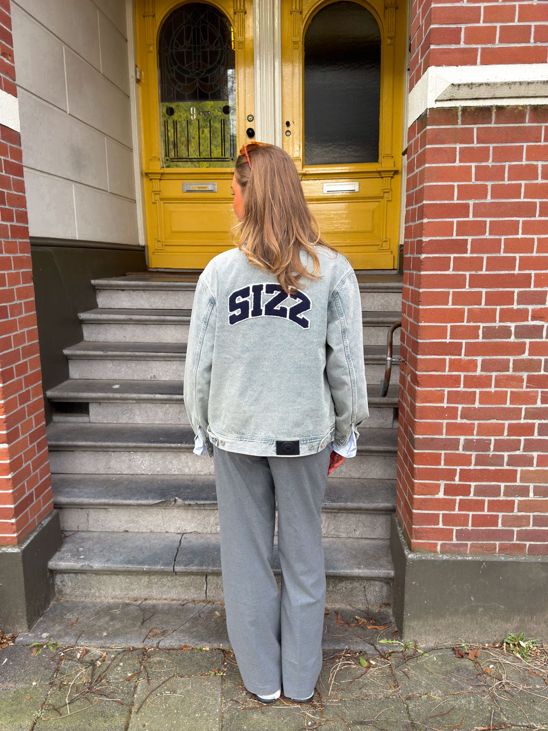 College Jacket Light Denim | SIZZ the brand College Jacket Light Denim | SIZZ the brand
