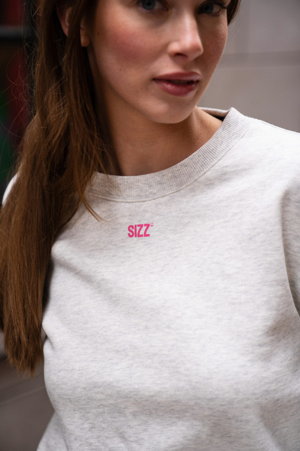 SIZZ Cubes Pullover Grau