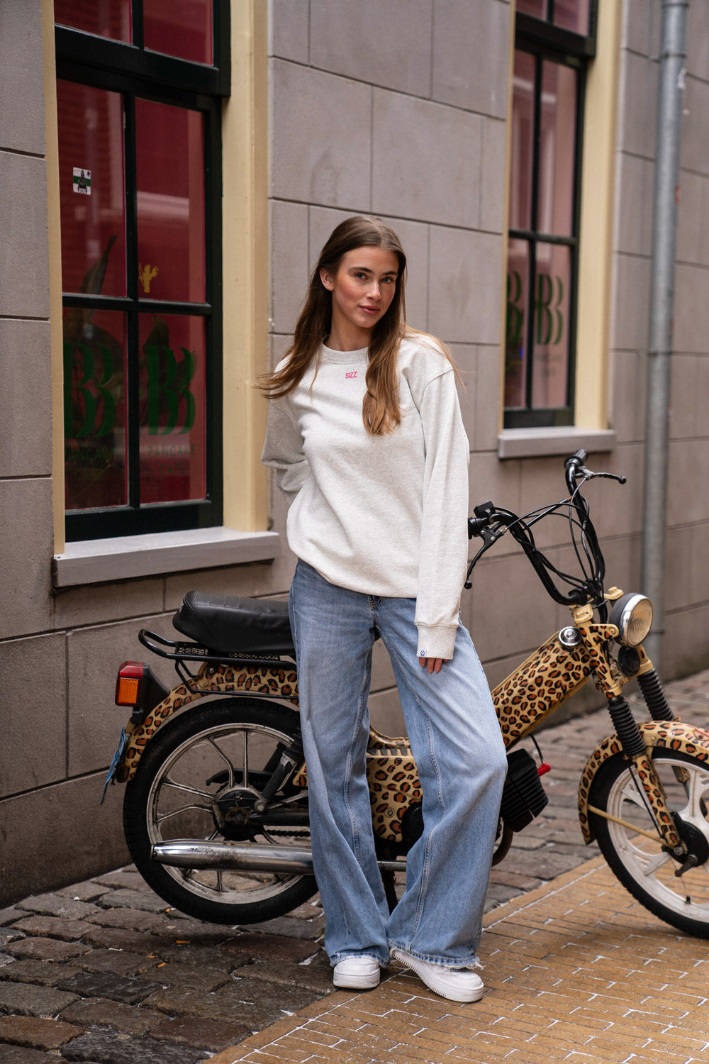 SIZZ Cubes Pullover Grau