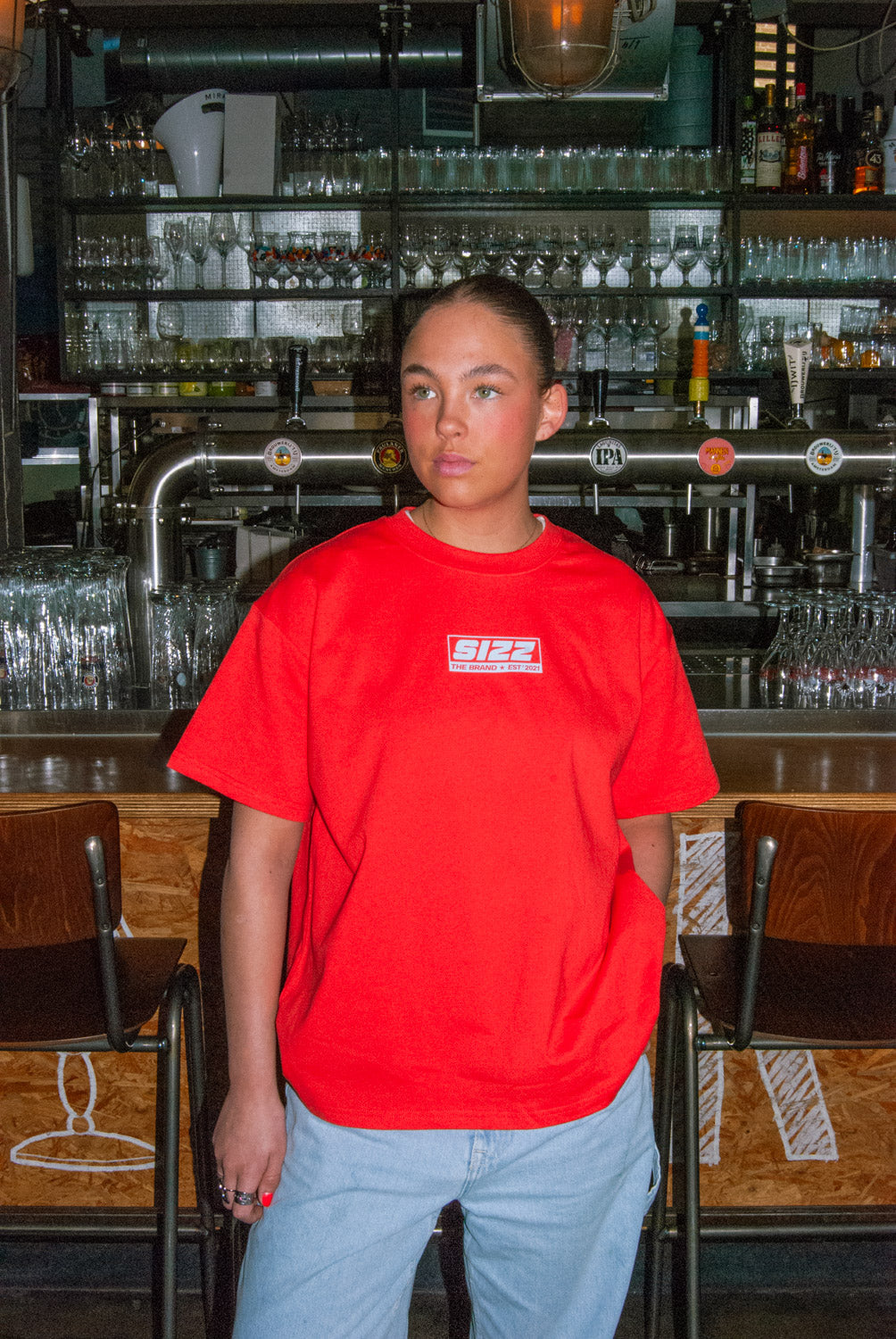 SIZZ Box T-Shirt Rot