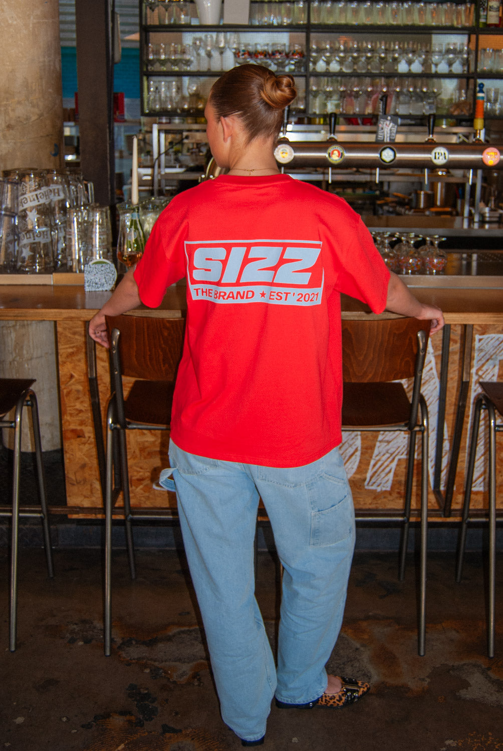 SIZZ Box T-Shirt Rot