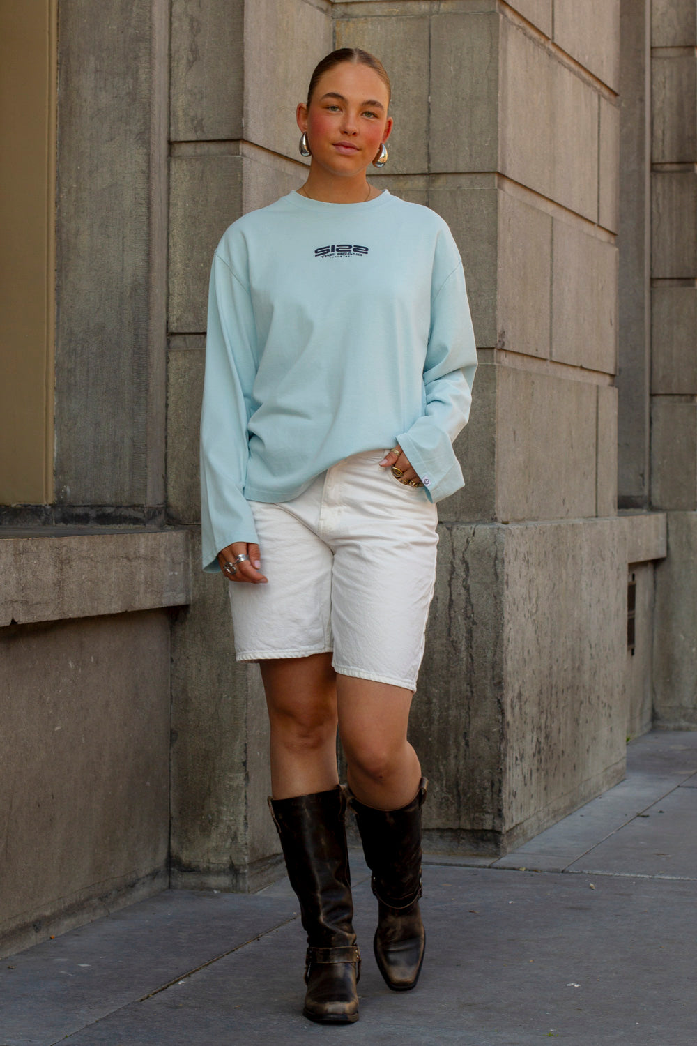 Sunrise Langarmshirt Blau