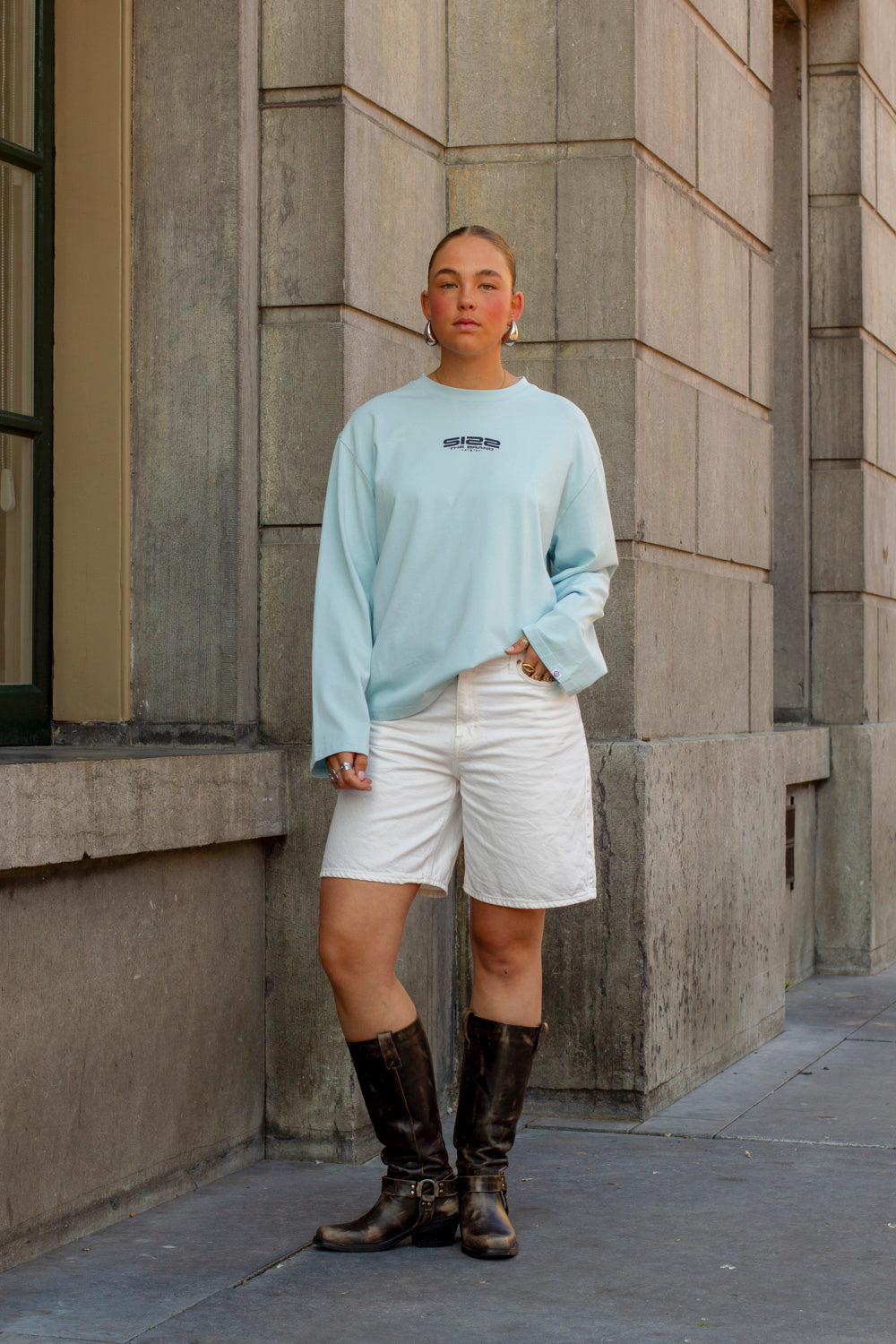 Sunrise Langarmshirt Blau