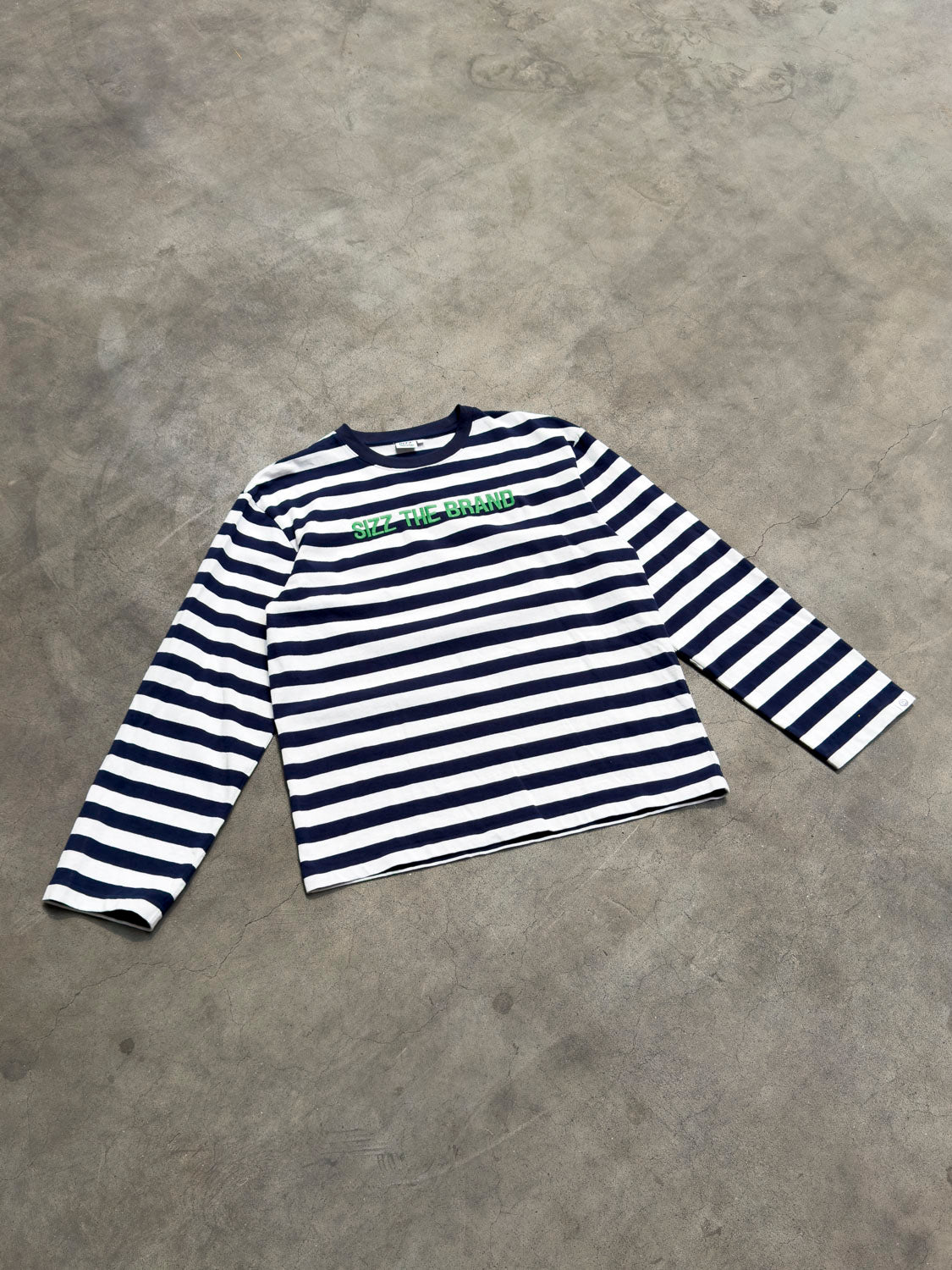 SIZZ THE BRAND Striped Longsleeve Navy