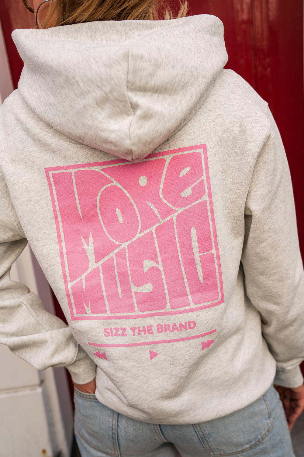More Music Kapuzenpullover Grau