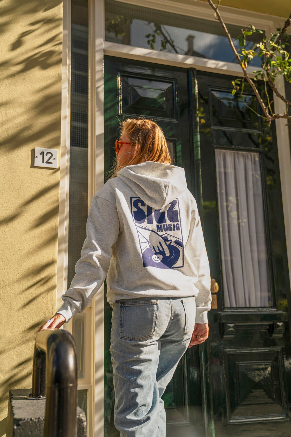 SIZZ Music Kapuzenpullover Grau