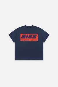 SIZZ Box T-Shirt Dunkelblau
