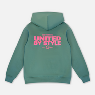 UNITED BY STYLE Hoodie Green