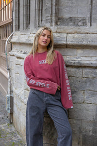 SIZZ Edge Longsleeve Burgundy