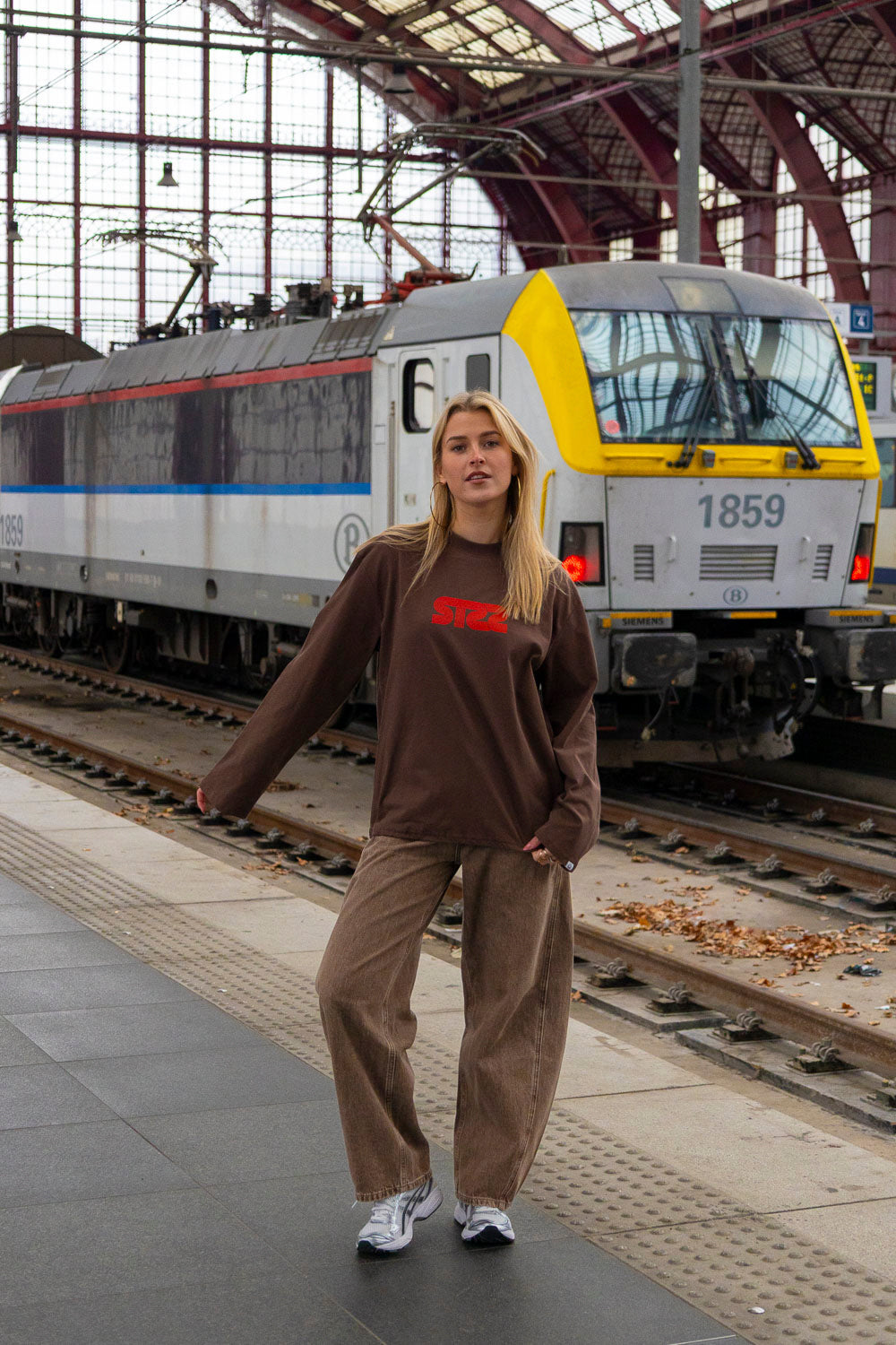 Trace Longsleeve Bruin