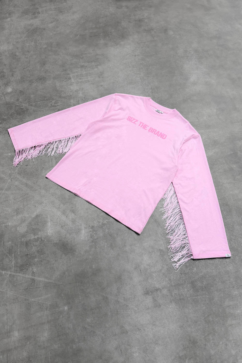 SIZZ THE BRAND Longsleeve Fringes Pink