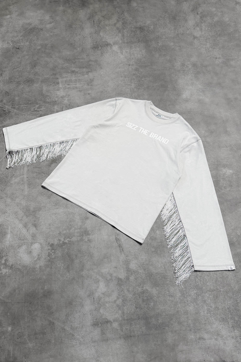 SIZZ THE BRAND Longsleeve Fringes Grey