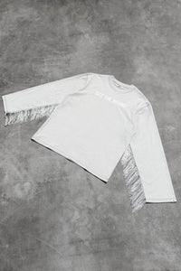 SIZZ THE BRAND Longsleeve Fringes Grey