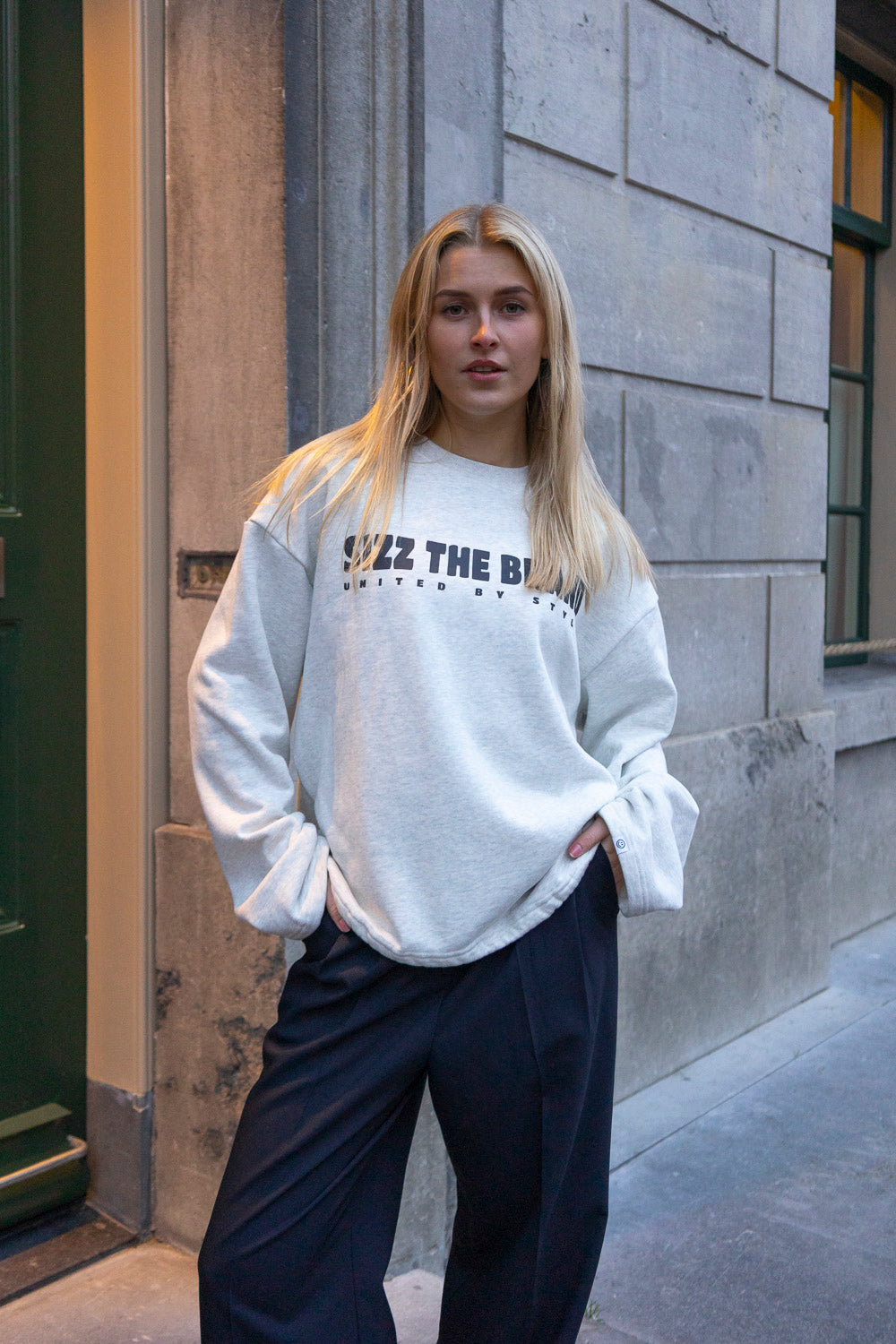 Urban SIZZ THE BRAND Sweater Grey