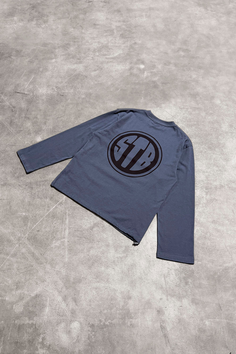 Badge Longsleeve Blauw