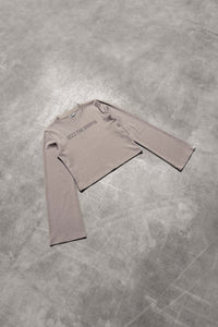 SIZZ Wide Sleeve Top Khaki