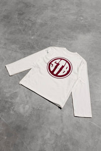 Badge Longsleeve Wit