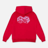 SIZZ Cubes Hoodie Red