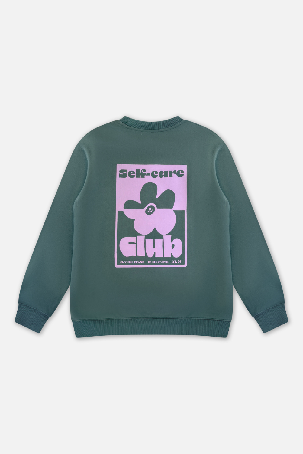 Self-Care Club Sweater Green