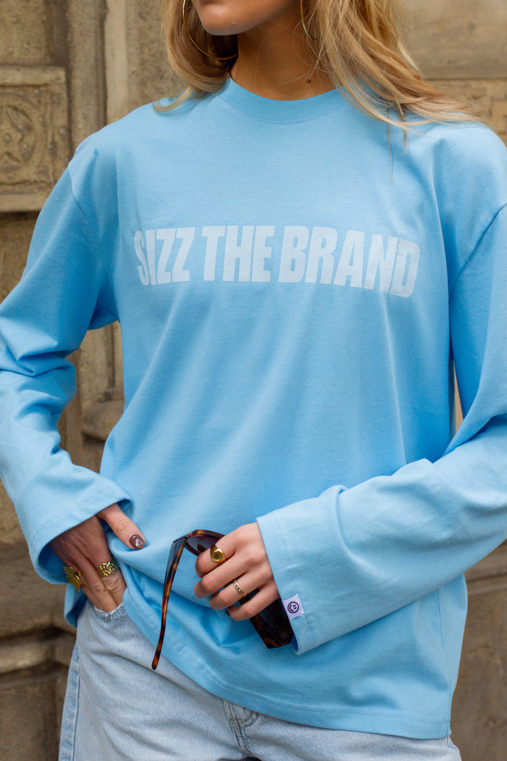 SIZZ THE BRAND Longsleeve Light Blue