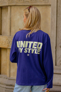 UNITED BY STYLE Longsleeve Blue