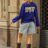 UNITED BY STYLE Longsleeve Blue