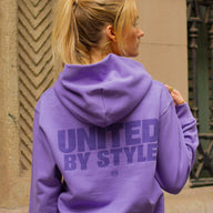 UNITED BY STYLE Hoodie Purple