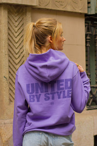 UNITED BY STYLE Hoodie Purple