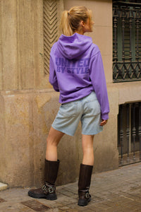 UNITED BY STYLE Hoodie Purple