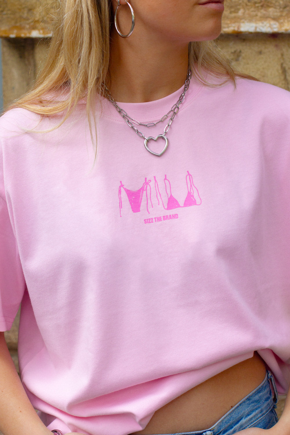 Bikini T-shirt Pink