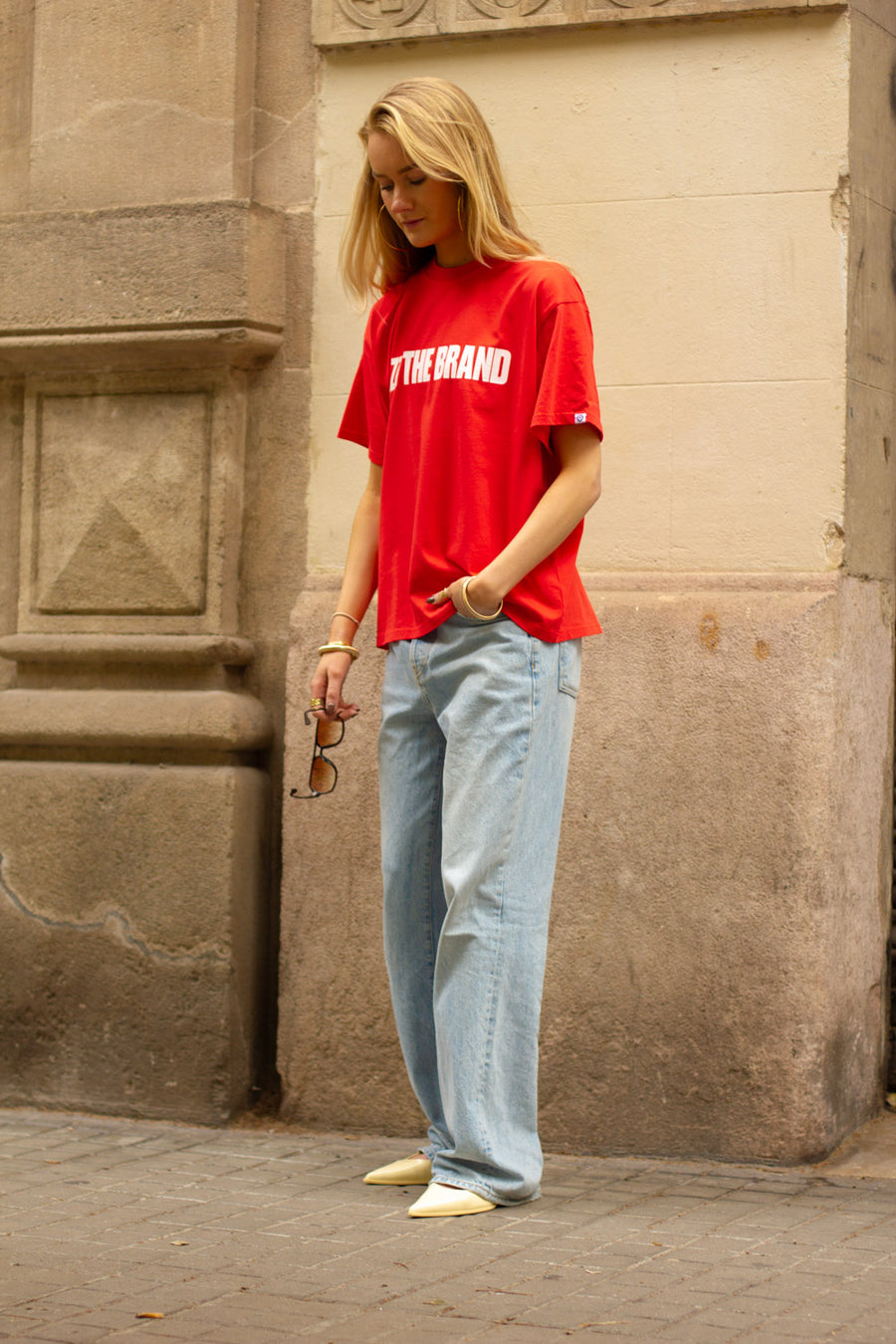 SIZZ THE BRAND T-shirt Red