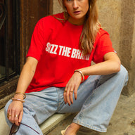 SIZZ THE BRAND T-shirt Red