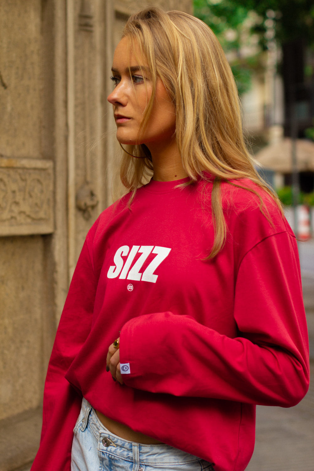 UNITED BY STYLE Longsleeve Red