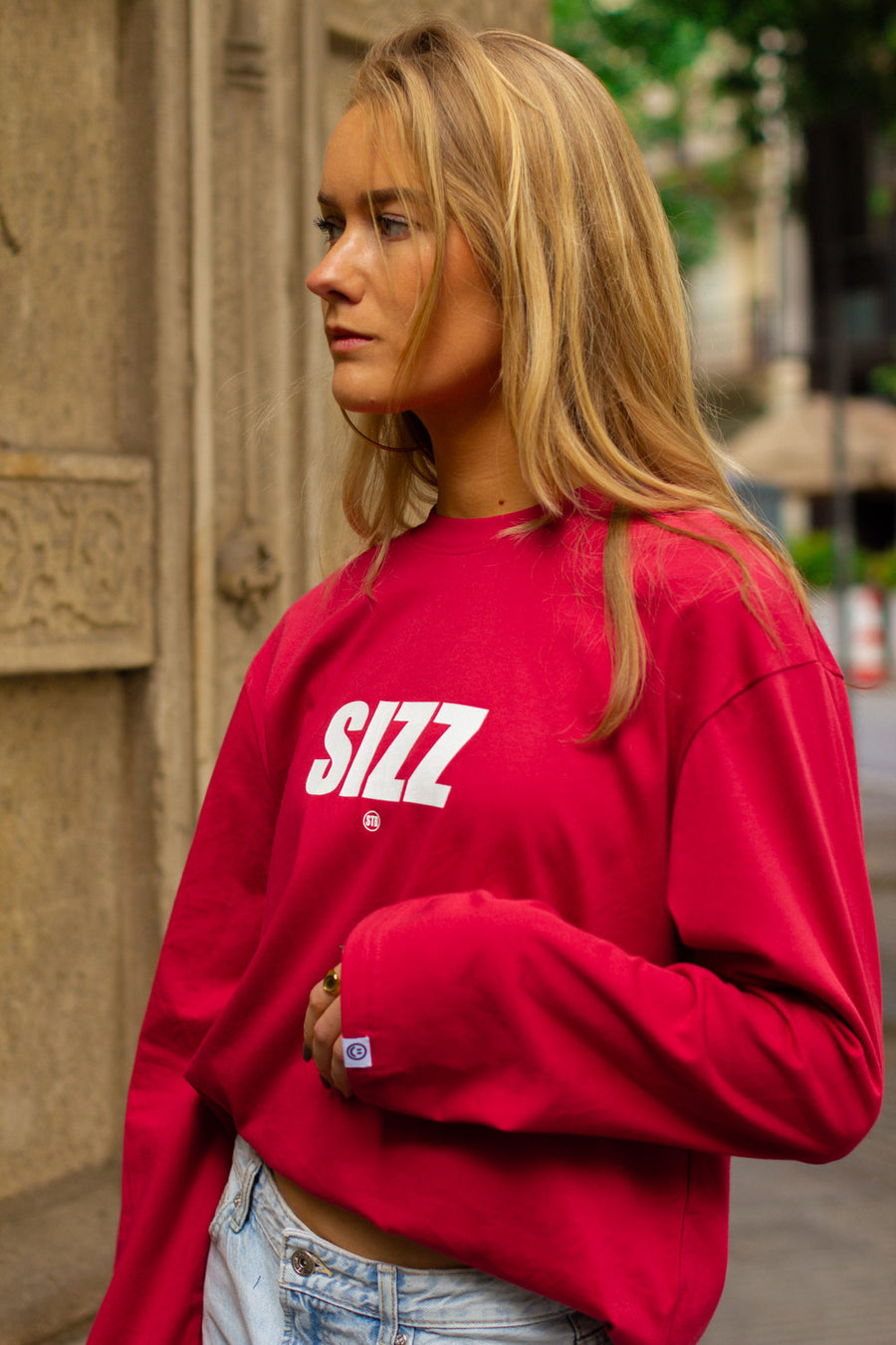 UNITED BY STYLE Longsleeve Red
