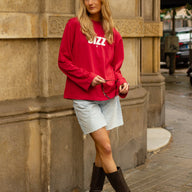 UNITED BY STYLE Longsleeve Red