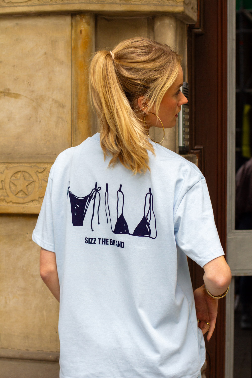Bikini T-shirt Light Blue