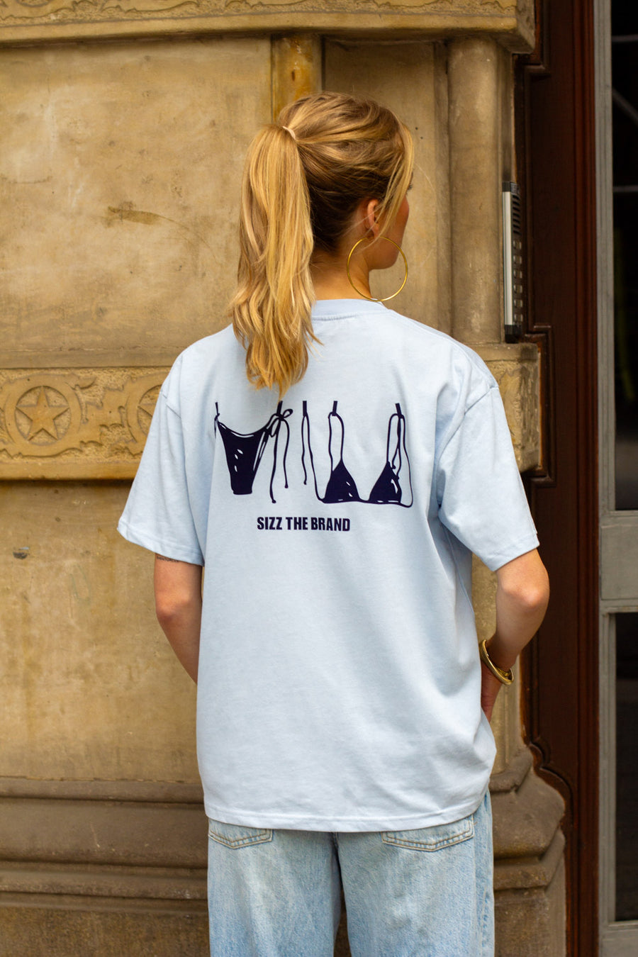 Bikini T-shirt Light Blue