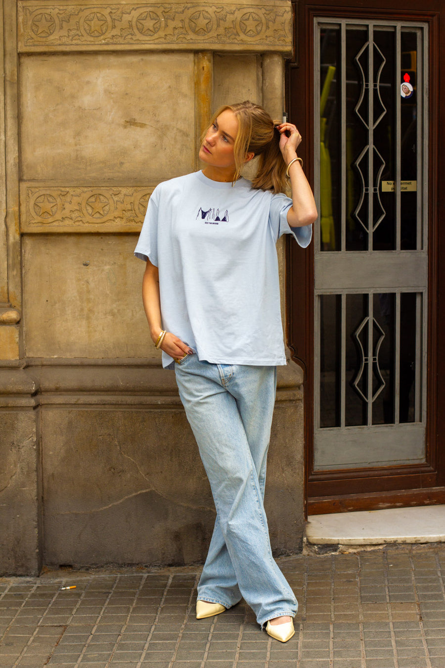 Bikini T-shirt Light Blue
