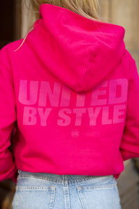 UNITED BY STYLE Hoodie Pink