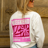 Weekend At Sea Longsleeve White