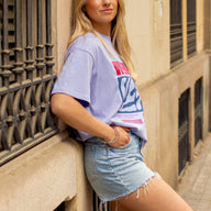 Weekend At Sea T-shirt Lilac