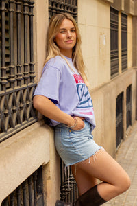 Weekend At Sea T-shirt Lilac