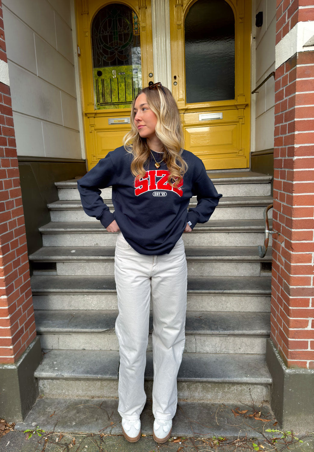 College Sweater Navy