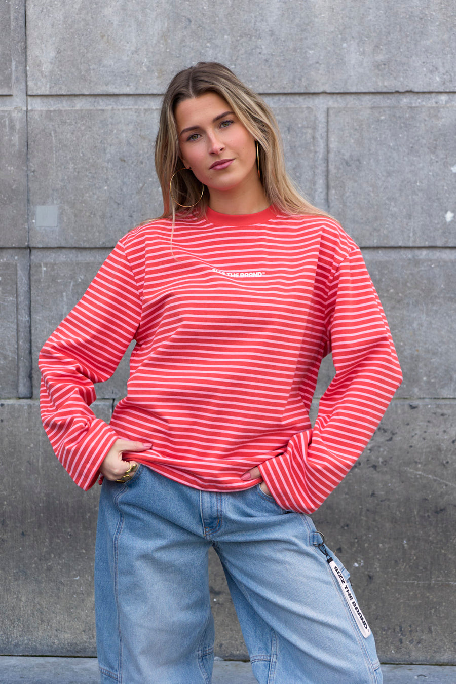 Classic Striped Longsleeve Pink