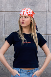 Pattern Scarf Orange