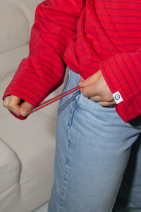 Classic Striped Longsleeve Red