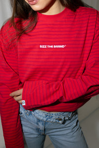 Classic Striped Longsleeve Red