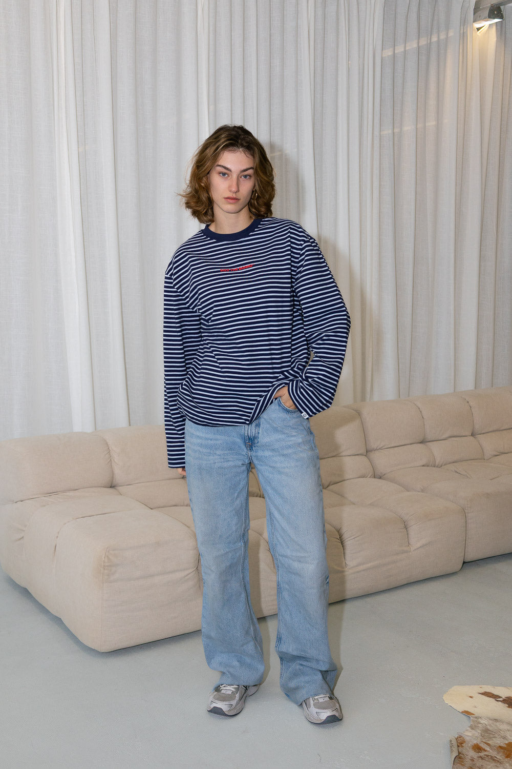 Classic Striped Longsleeve Navy