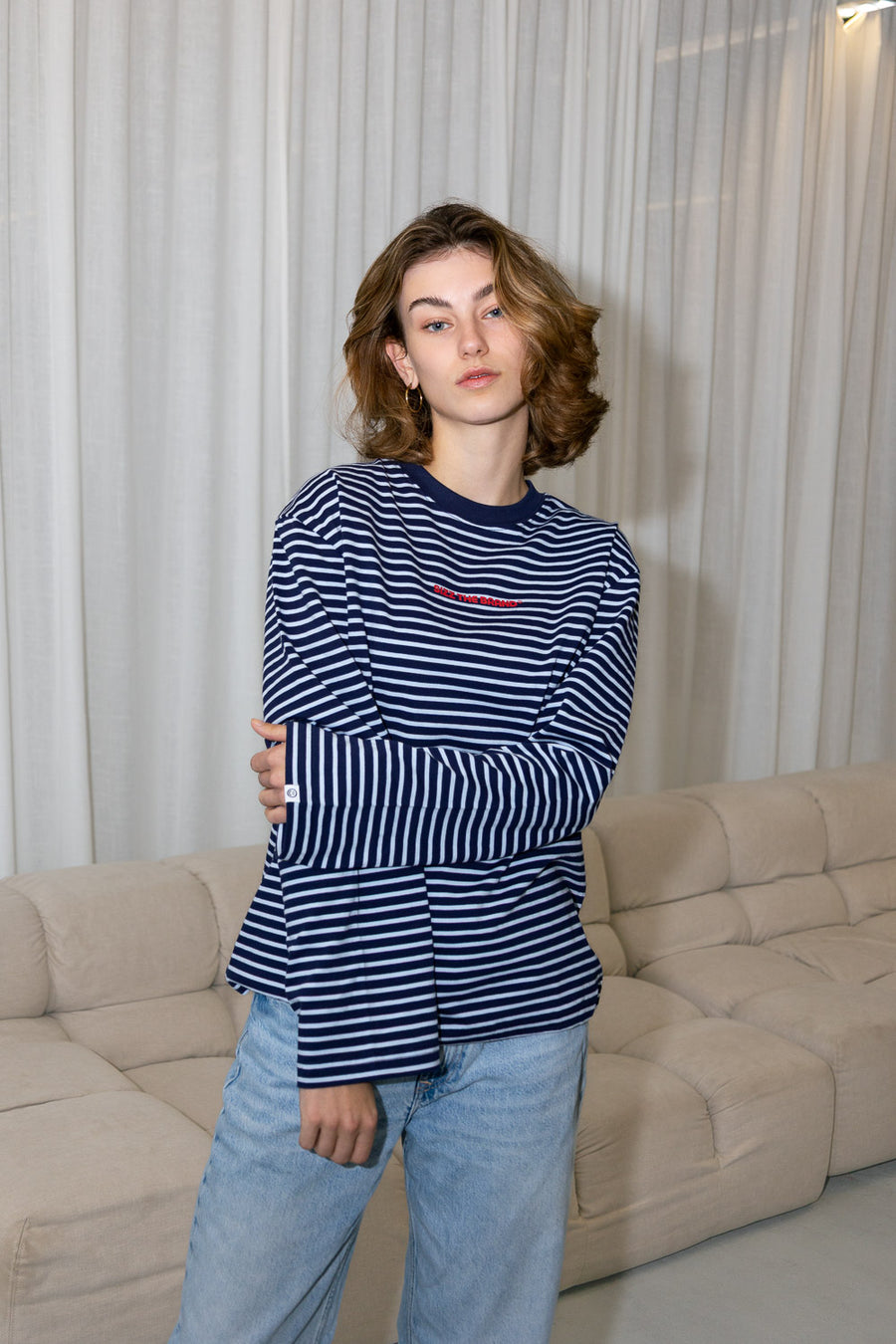 Classic Striped Longsleeve Navy