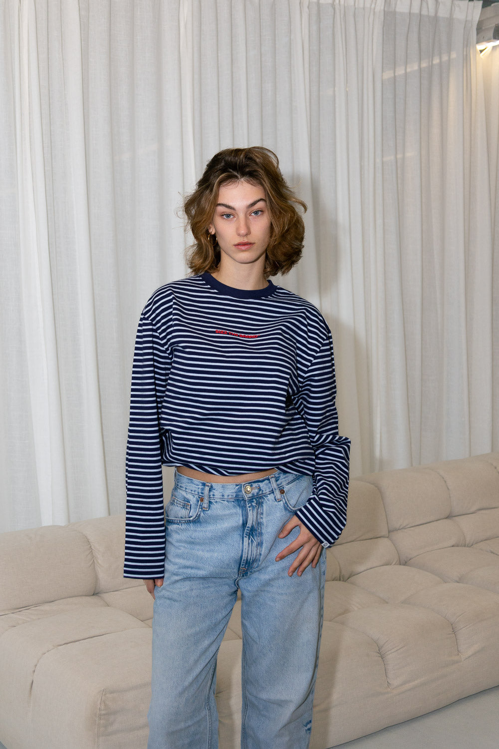 Classic Striped Longsleeve Navy